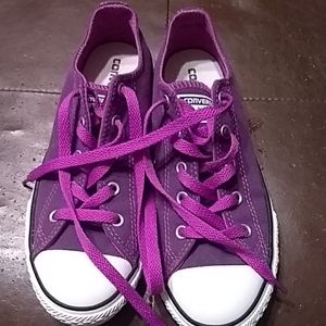 Converse all star shoes purple